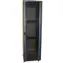 Xtendlan 47U/600x800 schwarz / Rack-Schrank / 19" / Glastür / perforierte Rückwand
