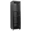 Xtendlan 47U/600x600 schwarz / Rack-Schrank / 19" / perforierte Tür und Rückwand