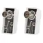 Nedis IEC-Antennenstecker-Set, weiß / Stecker / abgewinkelt / 2 Stück