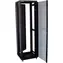 Xtendlan 42U/800x800 schwarz / Rack-Schrank / 19" / Glastür / geschlossene Rückwand