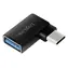LogiLink Adapter USB-C(M) - USB-A(F) 90° schwarz / Adapter / USB 3.2 Gen1 / 5 Gbit/s / 15 W