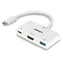 Lindy USB-C Multiport-Hub, weiß / USB-C-Hub / USB-A + HDMI / PD 100 W / 18 cm
