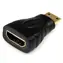 StarTech Mini HDMI zu HDMI Adapter schwarz / Adapter / 4K / 120 Hz