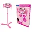 Lexibook Barbie-Ständer mit 2 Mikrofonen / Mikrofonständer / Bluetooth / LED-Hintergrundbeleuchtung / höhenverstellbar 60-95 cm