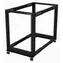 StarTech Open Frame Rack 15U / Offenes Gestell / 4-Pfosten / Tragfähigkeit 544 kg / 600 × 1100 mm / Schwarz