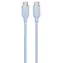 Devia Jelly Series Silikonkabel blau / USB-C - USB-C Kabel / 1,2 m