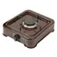Ravanson K-01BR Bronze / Gasherd / 1-flammig / 2,11 kW / G30 / mit Grillrost