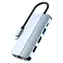 Devia EC704 Leopard Series dunkelgrau / USB-C-Hub / 9 in 1