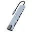 Devia EC706 dunkelgrau / USB-Hub / USB-C / 8-in-1