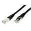 Roline S/FTP Patchkabel Kat. 6 0,3 m schwarz / Patchkabel / RJ-45