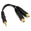 StarTech Audio-Splitterkabel 3,5 mm / Audiokabel / 3,5-mm-Klinkenstecker (M) - 2x 3,5-mm-Klinkenbuchse (F) / vergoldete Anschlüsse