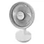 Platinet PRDF0576 weiß-grau / Tischventilator / 1800 mAh Akku / 12,5 cm / 3 Geschwindigkeitsstufen / USB-C