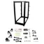 StarTech Open Rack 25U mobil / Offener Schrank / 19" / 4-Pfosten / Tiefe verstellbar 22-40" / mobil