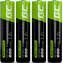 Green Cell AAA (R03) Akku / Wiederaufladbarer Akku / NiMH / 1,2 V / 800 mAh / 4 Stück