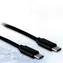 Inter-tech USB-C-Kabel 1 m schwarz / Kabel / USB-C (M) - USB-C (M) / USB 2.0