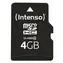 INTENSO 4 GB / Speicherkarte / MicroSDHC / Klasse 4 / 20 MB/s / inkl. SD-Adapter