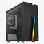 AeroCool Menace Saturn FRGB ML G schwarz / PC-Gehäuse / Midi-Tower / ATX / mATX / Mini-ITX / 2x USB 3.0 / ohne Netzteil