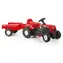DOLU Ranchero Trettraktor mit Anhänger, rot / ab 3 Jahren
