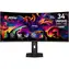 34" MSI MAG 341CQPDE QD-OLED Schwarz / Monitor / UWQHD / 21:9 / 280 Hz / Curved / HDMI + DP + USB-C