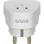 Savio AP-01 weiß / Reiseadapter / EU -Stecker - US-Steckdose / 100-250 V / 15 A