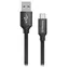 Colorway: Schwarz / Datenkabel: USB-A auf USB-C / 2,4 A / 2 m