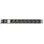 Gembird PDU 8x Schuko 1HE 16A 3M schwarz / Rack-Steckdosenleiste / 3680 W / Ein-/Ausschalter