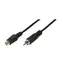LogiLink Audio-Verlängerungskabel RCA schwarz / Audio-Verlängerungskabel / RCA (M) - RCA (F) / 5 m