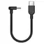 XIAOMI USB-C-zu-USB-C-Kabel, geflochten, 10 cm, dunkelgrau / Datenkabel / 60 W / 3 A / 20 V