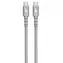 TB Touch USB-C-Kabel, grau, 1 m / Lade- und Datenkabel / USB-C auf USB-C / 60 W / 480 Mbit/s / Silikon