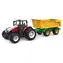 AMEWI RC-Traktor mit Anhänger, weiß / RTR / Maßstab 1:24 / 2,4 GHz / Li ION -Akku