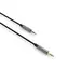 FIXED Link Space Grau / Audiokabel / 3,5-mm-Klinkenstecker - 3,5-mm-Klinkenstecker / geflochten / 1,5 m