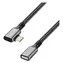 LogiLink CUA0112 schwarz / USB-C-Kabel / USB-C (Stecker) - USB-C (Buchse) / 2 m / USB 3.2 Gen 2 / 5 Gbit/s / Schnellladefunktion