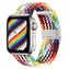 Devia Deluxe Sport4 Armband für Apple Watch 40/41/42 mm Regenbogen / Armband / Nylon geflochten / Verstellbar