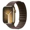 Devia Deluxe Magnetfaser-Armband in Taupe / Apple Watch 44/45/46 mm / magnetisch