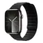 Devia Deluxe Magnetfaser schwarz / Armband / Apple Watch 44/45/46 mm / magnetisch
