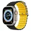 Devia Deluxe Sport6 Armband für Apple Watch 40/41 mm, schwarz/gelb / Silikon / zweifarbig