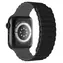 Devia Nature Silikon-Magnetarmband schwarz / für Apple Watch / 44/45/46 mm