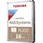 Toshiba N300 MN11ACA16TS 16 TB / HDD / 3,5" / SATA 6 Gbit/s / 512 MB Cache / 7.200 U/min / Intern