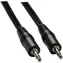 Logo Jack 3,5mm - Schwarzer 3,5mm-Klinkenstecker / Audiokabel / Anschluss / 1,5 m