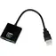 ibox IAHV01 schwarz / HDMI-zu-VGA-Adapter / HDMI (M) - D-Sub VGA (F) / Full HD 1080p