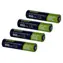 Green Cell HR03 4X AAA 950mAh grün/schwarz / Wiederaufladbarer Akku / NiMH / 1,2 V