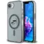 Karl Lagerfeld IML Metal Karl & Choupette Köpfe schwarz / Rückseite / Apple iPhone 16e / MagSafe
