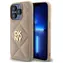 DKNY Quilted Stack Logo iPhone 15 Pro beige / Hülle