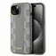 DKNY Leder-Rückseite mit Karomuster, beige, MagSafe / Rückseite / Apple iPhone 14 / MagSafe