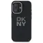 DKNY Flüssigsilikon- Logo schwarz / Rückseite für iPhone 16