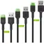 Green Cell KABGCSET01 schwarz / Kabel USB-A auf USB-C / 2 m