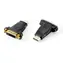 HDMI-DVI-I- Equip schwarz / Adapter / Bidirektional / max. 1920x1200