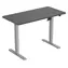 Equip höhenverstellbarer Tisch, schwarz / Tisch / elektrische Höhenverstellung / Tragkraft 70 kg / Höhe 68-118 cm / Tischplatte 120 x 60 cm