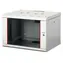 Equip Pro Mount hellgrau / Wandmontage-Rack / 19" / 7U / 600x450 mm / Glastür