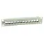 10" Equip mit 12 Keystone-Anschlüssen, grau / Patchpanel / 1 HE / FTP / 12 Ports